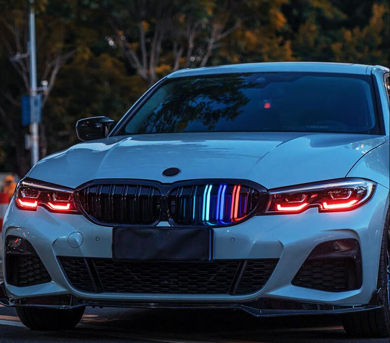 BMW 3 series light-emitting three-color grid