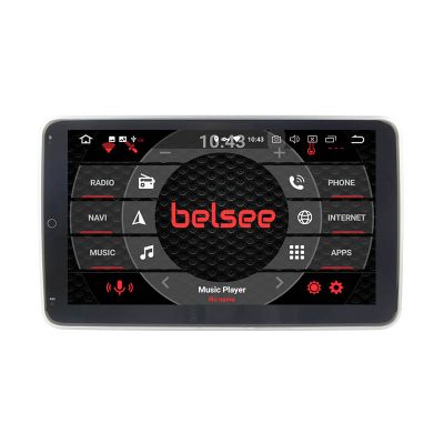 Belsee Aftermarket Best Car Stereo Upgrade Wireless Apple CarPlay Android 12 Auto Radio Replacement Double 2 din 10.1 inch Touch Screen Universal Head Unit GPS Navigation Audio Video Multimedia Player System Bluetooth Wifi 4G Ram 8GB Rom 128GB Sat Nav