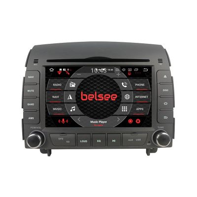 Belsee Best Aftermarket Car DVD Player Multimedia Wireless Apple CarPlay Android 10 Auto Head Unit Stereo Upgrade for Hyundai Sonata 2004-2008 GPS Navigation System 6.2 inch Touch Screen Radio Replacement Wifi Bluetooth Sat NaV PX6 Ram 4G Rom 64GB