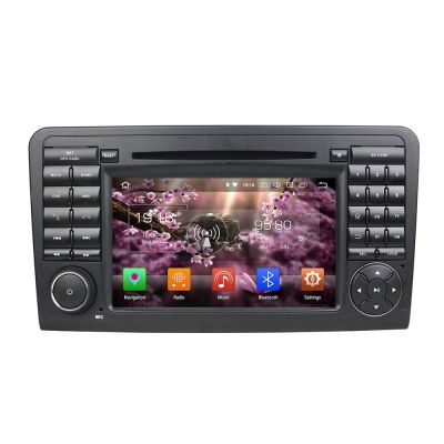 Belsee Aftermarket Android 8.0 Oreo Auto Head Unit Radio Replacement Mercedes-Benz M-Class W164 2005-2012 ML300 ML350 ML450 ML500 7 inch Touch Dual Screen Stereo Upgrade Audio Video DVD Player Carplay Android Auto Dab+ Wifi Octa 8 Core Navigation System 