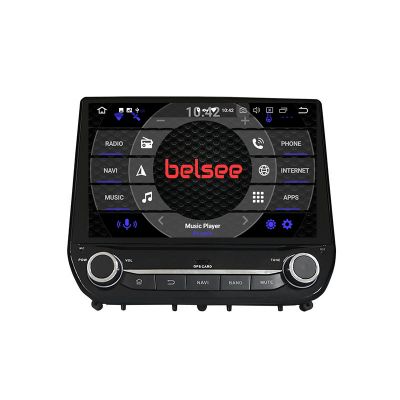 Belsee Best Aftermarket Wireless Apple CarPlay Android 10 Auto Head Unit Radio Replacement Stereo Upgrade for Ford Fiesta EcoSport 2017-2020 9 inch Touch Screen GPS Navigation Audio Video Player System Multimedia PX6 Wifi Bluetooth Sat Nav