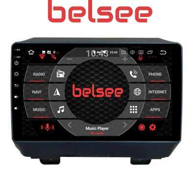 Belsee Best Aftermarket Android 9.0 Auto Head Unit Stereo Upgrade Radio replacement part for Jeep Wrangler 2018 2019 2020 9 inch Touch Screen IPS PX6 Ram 4GB Rom 64GB In Dash GPS Navigation Audio System Multimedia Player Apple CarPlay Android Auto Sat Nav