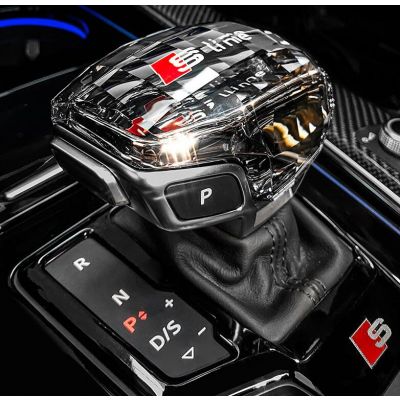 Belsee for Audi A4 S4 A5 S5 A6 A7 A8 Q5 Q7 Q8 Car Crystal Gear Shift Knob Cover Lever Handle