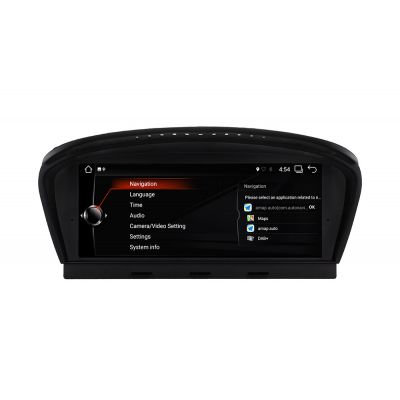 Belsee Android 8.1 Oreo Head Unit Navigation Radio Entertainment Upgrade for BMW 5 Series M5 E60 E61 E62 E63 E64 CIC CCC iDrive 8.8 inch Touch Screen Hexa Core PX6 GPS Audio Video Multimedia Player System support Apple Carplay Android Auto Wifi Bluetooth