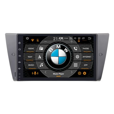 Belsee Car DAB+ Radio Replacement Stereo Upgrade for BMW 3 Series E90 E91 E92 E93 2005-2012 Wireless Apple CarPlay Android 12 Auto Head Unit GPS Navigation Audio Viideo Multimedia Player Bluetooth Wifi Multimedia Player 9 inch Touch Screen Ram 8GB Rom 128