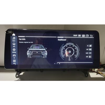 Belsee 12.3 inch 1920*720 Blue Anti-glare IPS HD Touch Screen Display Android 11 / 10 Auto Stereo GPS Navigation System Upgrade for BMW X3 F25 2011-2013 CIC X4 F26 2013-2017 NBT iDrive Aftermarket Radio Replacement Wireless Apple CarPlay Multimedia Player