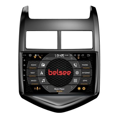 Belsee Best Aftermarket Stereo Upgrade Car Radio replacement for Chevrolet Chevy Aveo 2 Sonic T300 2011-2015 Wireless Apple CarPlay Android 12 Auto Head Unit 9 inch Qled Touch Screen GPS Navigation Audio Video Player System Multimedia Sat Nav Ram 8+128GB