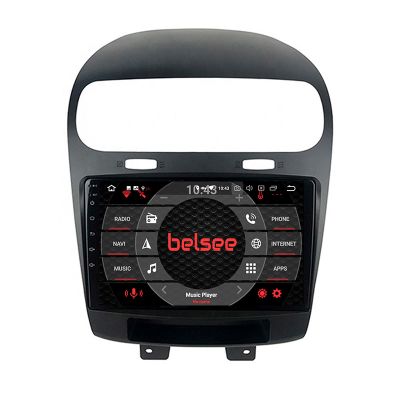 Belsee 9 inch IPS Touch Screen Radio Replacement Stereo Upgrade for Dodge Journey Fiat Leap Freemont 2011-2020 Wireless Apple CarPlay Android 11 Auto Head Unit GPS Navigation Audio Video Player System Multimedia Sat Nav Bluetooth Wifi 4G LTE Ram 8GB+128GB