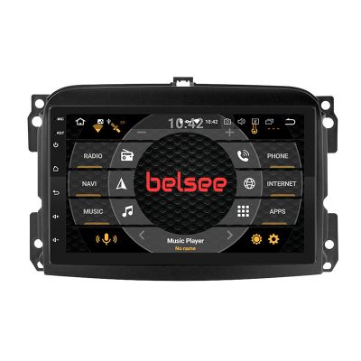 Belsee Car Stereo Upgrade Autoradio Aftermarket Radio Replacement for Fiat 500L 2012-2018 9 inch Touch Screen Wireless Apple CarPlay Android 11 Auto Head Unit GPS Navigation Audio Video Player System Bluetooth Wifi Ram 8GB Rom 128GB Sat Nav Multimedia 4G