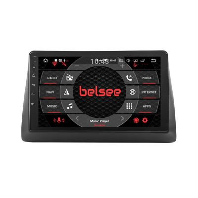 Belsee Best Aftermarket Wireless Apple CarPlay Android 10 Auto Head Unit Radio Replacement for Fiat Stilo 2002-2010 Car Stereo Upgrade GPS Navigation Audio Video Multimedia Player Bluetooth Wifi PX6 Sat Nav
