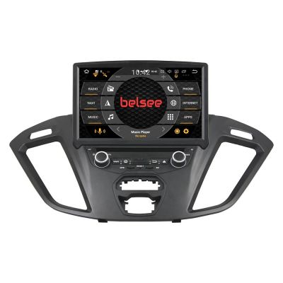 Belsee Best Aftermarket Android 10 Auto Head Unit Wireless Apple CarPlay radio Replacement for Ford Transit Custom 2014-2019 8 inch IPS Touch Screen Stereo Upgrade Sat Nav Bluetooth Wifi GPS Navigation System Multimedia Player PX6