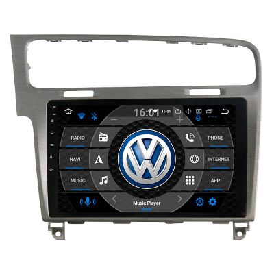 Belsee Best Aftermarket 2012-2019 Volkswagen VW Golf 7 MK7 Android 11 Auto Head Unit Autoradio Stereo Upgrade GPS Navigation System 10.1 inch IPS Touch Screen DAB Car Radio Replacement Multimedia Player Wireless Apple CarPlay Bluetooth Ram 8GB Rom 128GB