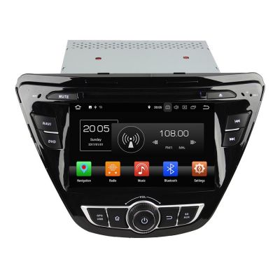 Belsee Best 2014 2015 2016 Hyundai Elantra Navigation System Android 8.0 Oreo Double 2 Din Auto Head Unit Stereo Upgrade 7