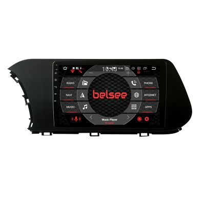 Belsee Best Aftermarket Stereo Upgrade for Hyundai i20 2020 2021 Wireless Apple CarPlay Android 10 Auto Head Unit GPS Navigation System Audio Video Multimedia Player Sat Nav PX6 10.1 inch IPS Touch Screen Bluetooth Wifi