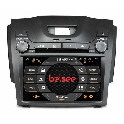 Belsee Best Android 9.0 Auto Head Unit Car Radio Replacement Stereo Upgrade for Chevrolet TrailBlazer S-10 S10 Colorado Isuzu D-Max DMAX MU-X MUX 2012-2020 8 inch IPS Touch Screen DSP Amplifier Apple CarPlay GPS Navigation Audio System Multimedia Player