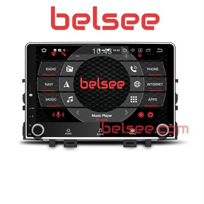 Belsee Aftermarket Best Android 11 Auto Autoradio Sat Nav Update for Kia Rio 4 5 K2 2017-2022 In Dash GPS Navigation System Head Unit Audio Video Multimedia Player Wireless Apple CarPlay Radio Replacement Stereo Upgrade Parts Ram 8GB Rom 128G 9 inch Scree