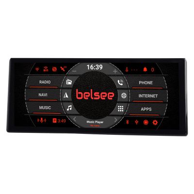 Belsee Best 12.3 inch QLED Touch Screen Head Unit Android 12 Auto Head Unit for Toyota Land Cruiser LC300 2021-2023 Wireless Apple CarPlay Aftermarkert Car Radio Replacement Stereo Upgrade GPS Navigation System DVD CD Player Multimedia Ram 8Gb Rom 128G