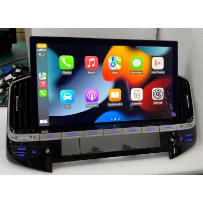 Belsee Best Aftermarket Android 12 Auto Wireless Apple CarPlay Head Unit 12.3/13.3 inch Qled Touch Blue Screen Upgrade for 2008-2023 Toyota Land Cruiser LC200 LC300 Car GPS Navigation System Radio Replacement Wifi Audio VIdeo CD DVD Player 4G 360 Cam