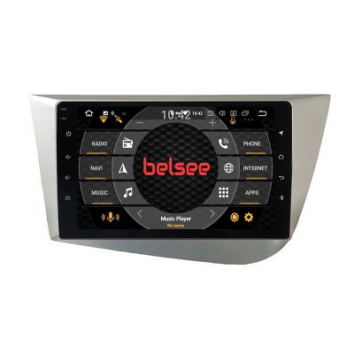 Belsee Best Aftermarket Car Radio Replacement Android 11 Auto Player Head Unit for SEAT Leon 2005-2012 IN dash GPS Navigation System Stereo Upgrade 9 inch Touch Screen Multimedia Audio VIdeo Bluetooth Wireless Apple CarPlay Wifi 4G LTE