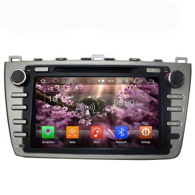 Belsee Android 8.0 Oreo Auto Head Unit Aftermarket Parts Car Radio Stereo Audio for Mazda 6 Ruiyi Ultra 2008 2009 2010 2011 2012 8 Inch Touch Dual IPS Screen GPS Navigation Video DVD Player Octa Core PX5 Ram 4GB Rom 32GB support Carplay Android Auto OBD2 