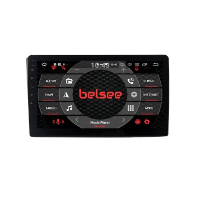Belsee Best Aftermarket Stereo Upgrade 10.1 inch Qled Touch Screen Radio Replacement for Mazda CX-9 CX 9 CX9 2007-2016 Android 12 Auto Wireless Apple CarPlay GPS Navigation System Audio Video Multimedia Player Head Unit Sat Nav Bluetooth Wifi 8+128GB 4G