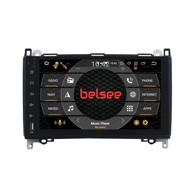 Belsee Best Aftermarket Head unit Autoradio for Mercedes-Benz A-Class W169 B-Class W245 Viano/Vito W639 Sprinter W906 Wireless Android 10 Auto Apple CarPlay Car Stereo Upgrade 9 inch IPS Touch Dual Screen GPS Navigation System Radio Replacement Dab