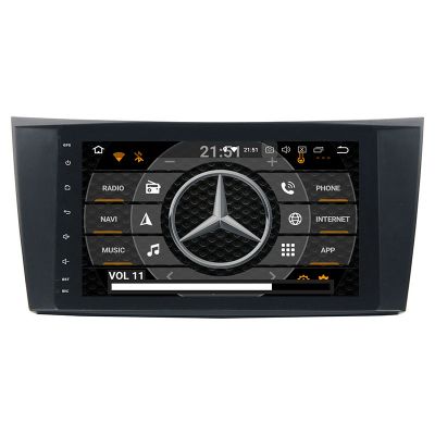 Belsee Aftermarket Best Wireless Apple CarPlay Android 10 Auto Double 2 Din Car Head Unit Autoradio Stereo Upgrade for Mercedes-Benz E-Class W211 CLS W219 Radio 8 inch Touch Dual Screen In dash GPS Navigation System Wifi Bluetooth Google Maps