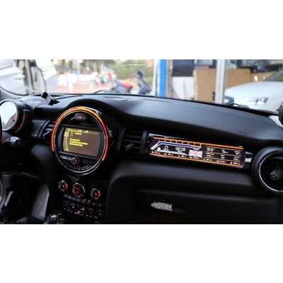 Belsee for BMW Mini Cooper F55 F56 F57 Passenger Sports Performance LCD Display Digital Dash Racing Instrument Gauge Panel Copilot Dashboard Screen