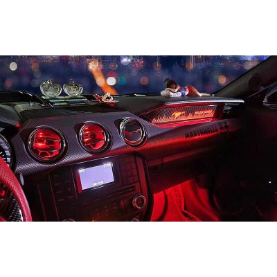 Belsee Best for 2015-2022 Ford Mustang Ambient Lighting Kit Interior LED Lights Upgrade Atmosphere Lamp