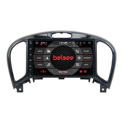 Belsee Aftermarket Android 9.0 Pie Head Unit Auto Stereo Upgrade Car Radio Replace for Nissan Juke 2004-2018 8 inch HD 1280x720 Resolution IPS Touch Screen Octa Core PX5 Ram 4GB Rom 64GB GPS Navigation Multimedia System Video Audio Player Apple Carplay