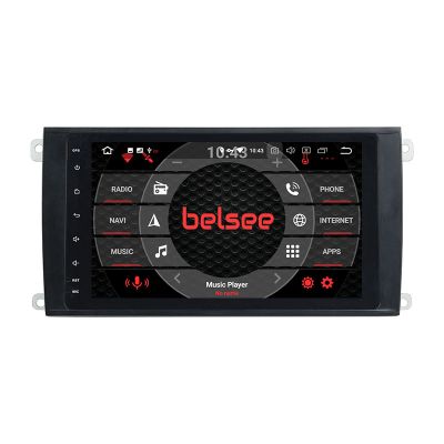 Belsee for Porsche Cayenne 2003 2004 2005 2006 2007 2008 2009 2010 Android 11 Auto Wireless Apple CarPlay 8 inch IPS Touch Screen Radio Replacement Head Unit GPS Navigation System Stereo Upgrade Multimedia Player Wifi Bluetooth 4G