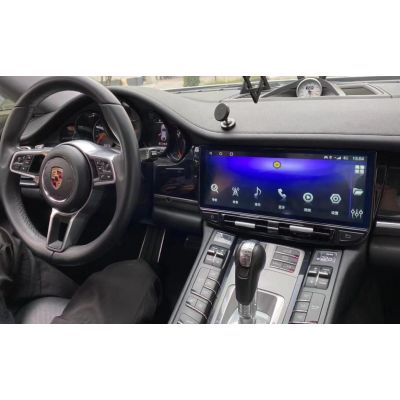 Belsee Best Aftermarket Car Stereo Upgrade for Porsche Panamera 2010-2017 Radio Replacement Android 12 Auto Head Unit 12.3 inch Blu-ray Touch Screen GPS Navigation System Audio Video CD Player Multimedia 4G Bluetooth Retrofit Wireless Apple CarPlay