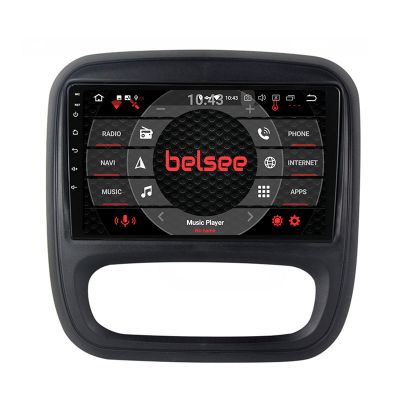 Belsee Autoradio Wireless Apple CarPlay Android 11 Auto Head Unit Stereo Upgrade for Renault Trafic 3 2014-2021 Opel Vivaro B 2014-2018 Best Aftermarket GPS Navigation System Radio Replacement 9 inch IPS Touch Screen Wifi Bluetooth