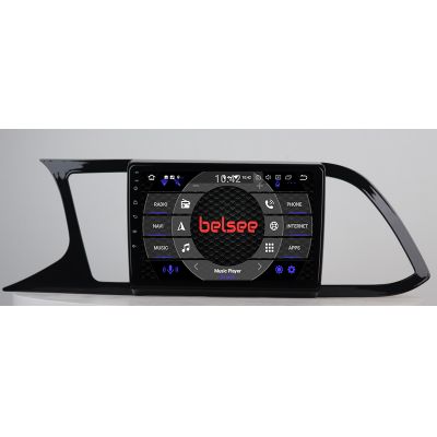 Belsee Best Aftermarket 9 inch IPS Touch Screen Radio Replacement for SEAT Leon MK3 2012-2020 Wireless Apple CarPlay Android 10 Auto Head Unit Stereo Upgrade GPS Navigation System Multimedia Player Sat Nav Bluetooth Wifi PX6