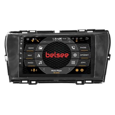 Belsee Best Aftermarket Head Unit for SsangYong Korando 2019-2020 Wireless Android 10 Auto Car Radio Replacement Stereo Upgrade Audio Video Multimedia GPS Navigation System Bluetooth Wifi Sat Nav Google Maps 9 inch Touch Screen PX6