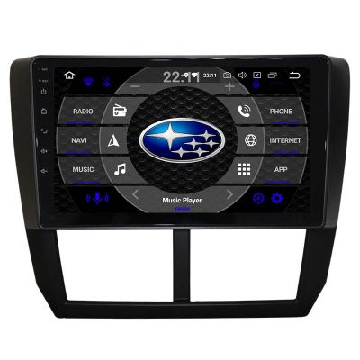 Belsee Best Aftermarket Android 12 Auto Stereo Upgrade Radio Replacement for Subaru Forester 3 SH WRX Impreza GH GE 2007-2013 In Dash 9 inch Qled Touch Screen GPS Navigation System Wireless Apple CarPlay Bluetooth Video Audio Multimedia Player Sat Nav Wif