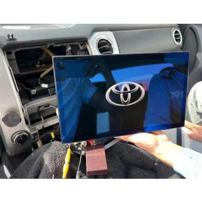 Belsee Best Aftermarket Head Unit Replacement Radio Upgrade for Toyota Sequoia Tundra 2007-2023 13.3 inch Qled Blue-Ray Touch Screen Android 12 Auto GPS Navigation System Audio Video CD Player Stereo Bluetooth Wifi 360 Cameras View Wireless Apple CarPlay