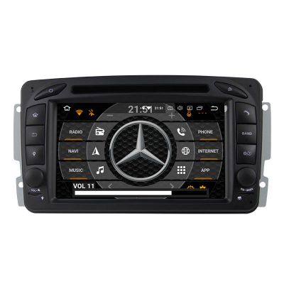 Belsee Best Aftermarket Android 12 Auto Head Unit Car Radio Replacement Stereo Upgrade for Mercedes-Benz C-Class W203 CLK C209 W209 M/ML-Class W163 A-Class W168 Viano & Vito W639 G-Class W463 Wireless Apple CarPlay In Dash Navigation System Multimedia