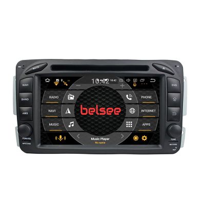 Belsee Best Aftermarket Navigation System Android 11 Auto Head Unit Stereo Replacement Car Radio Upgrade for Mercedes-Benz W163 W209 W203 W170 W210 W168 W463 Vito Vaneo Viano 7 Inch Touch IPS Screen GPS Video 4K Multimedia Player Wireless Apple Carplay 4G
