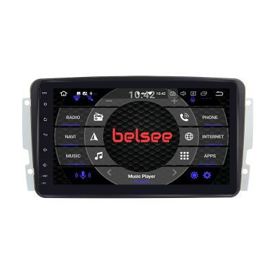 Belsee Best Aftermarket 9 inch Touch Screen DAB Radio Replacement Stereo Upgrade for Mercedes Benz CLK-W209/C209 W168 W203 Viano W463 Vito Vaneo Wireless Apple CarPlay Android 12 Auto Head Unit Sat Nav GPS Navigation Audio VIdeo Multimedia Player System