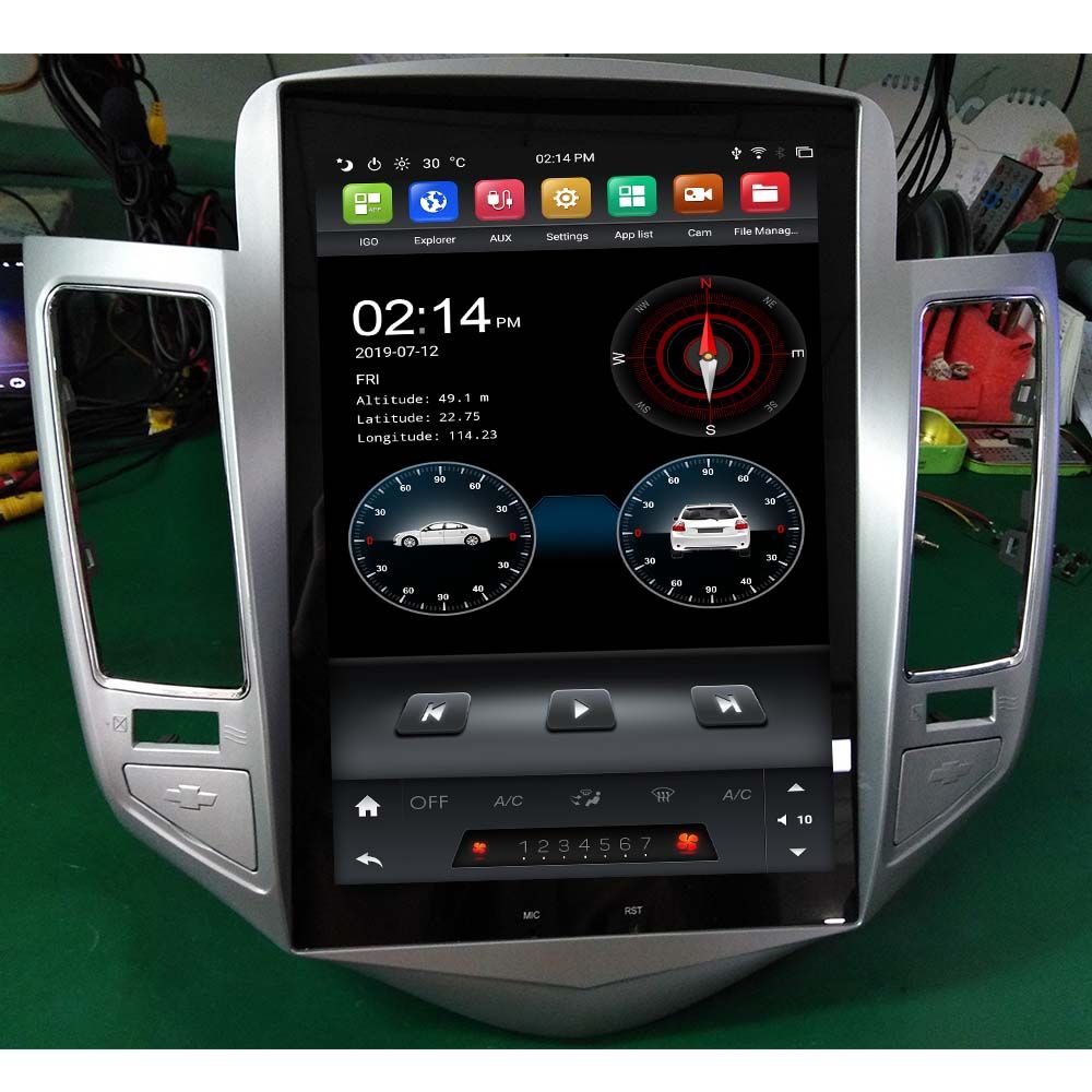 Android 9.0 Autaradio Für Chevrolet Cruze 2009-2014 Car GPS Radio Stereo OBD DAB