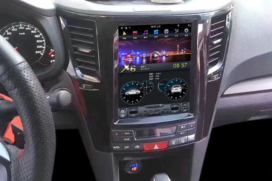 Subaru Outback Impreza Legacy 2009-2014 tesla style radio