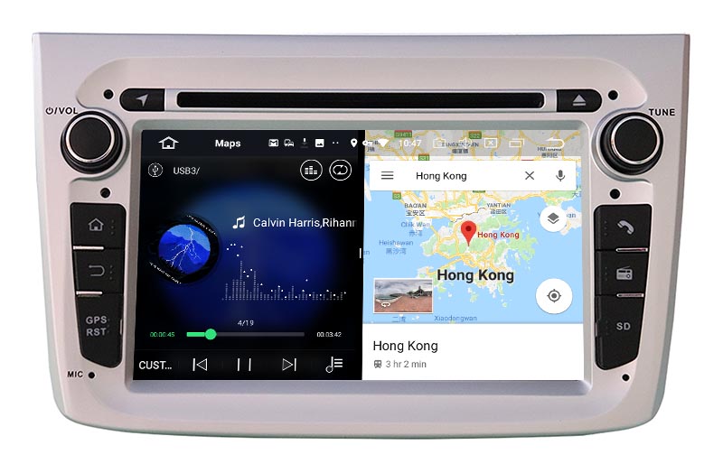 Wifi CarPlay OBD2 Cámara DVR DSP Android 10.0 GPS Autoradio Alfa Romeo Mito DAB 