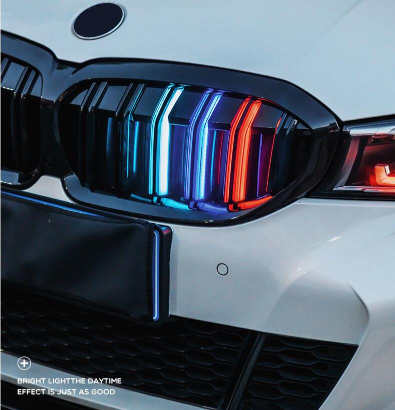 BMW 3 series light-emitting three-color grid