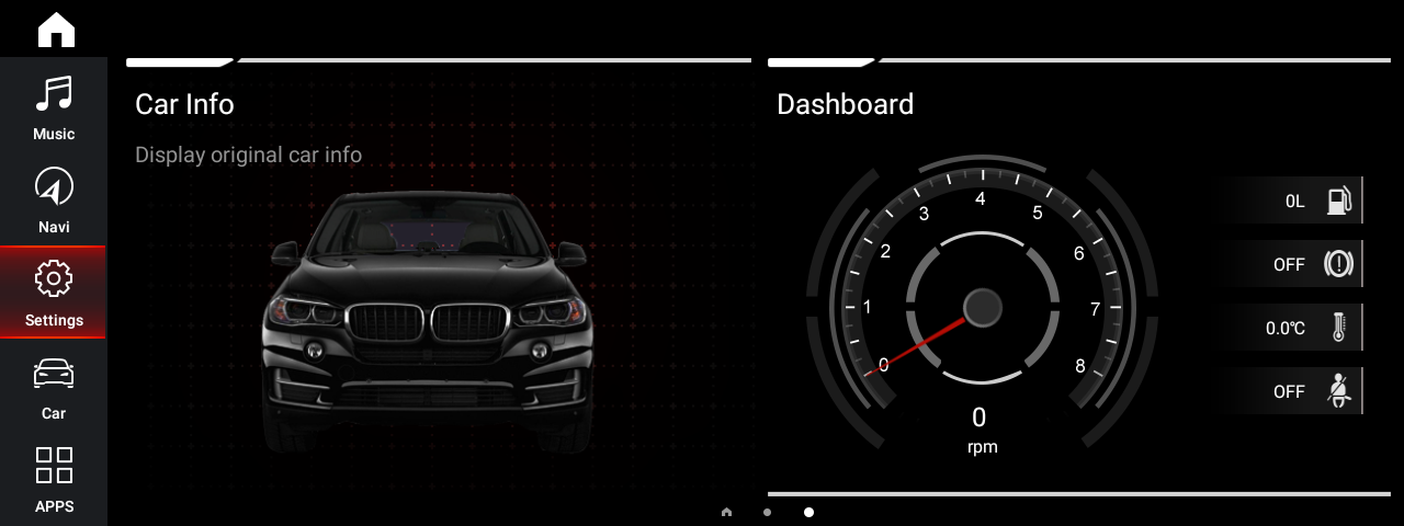 BMW ID7 UI on android stereo