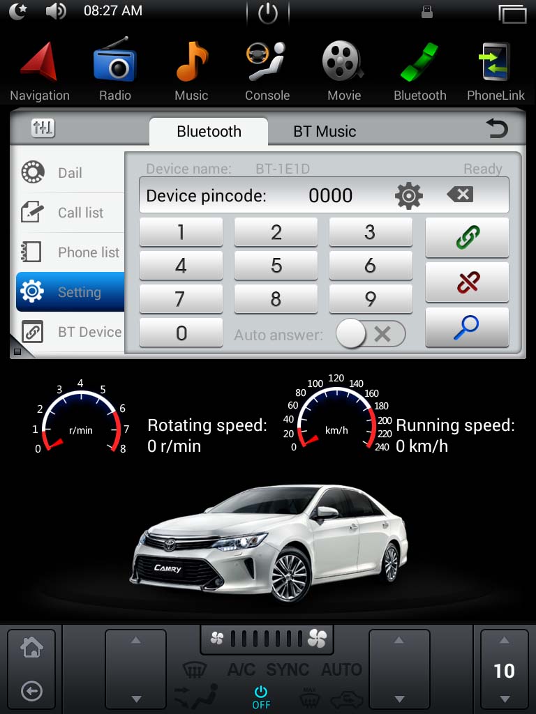 Toyota Tundra 2014-2020 Bluetooth 