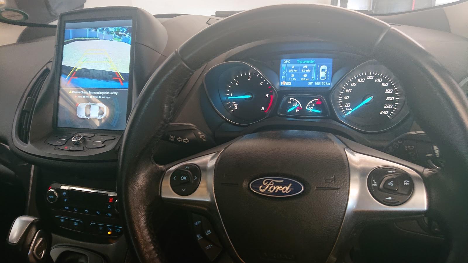 Ford Kuga Escape 2013 2014 2015 tesla style screen radio