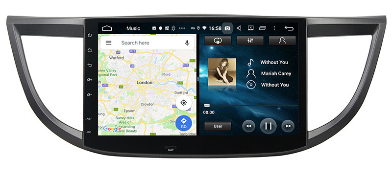 slpit screen on android 2012 2013 2014 2015 2016 Honda CR-V CRV