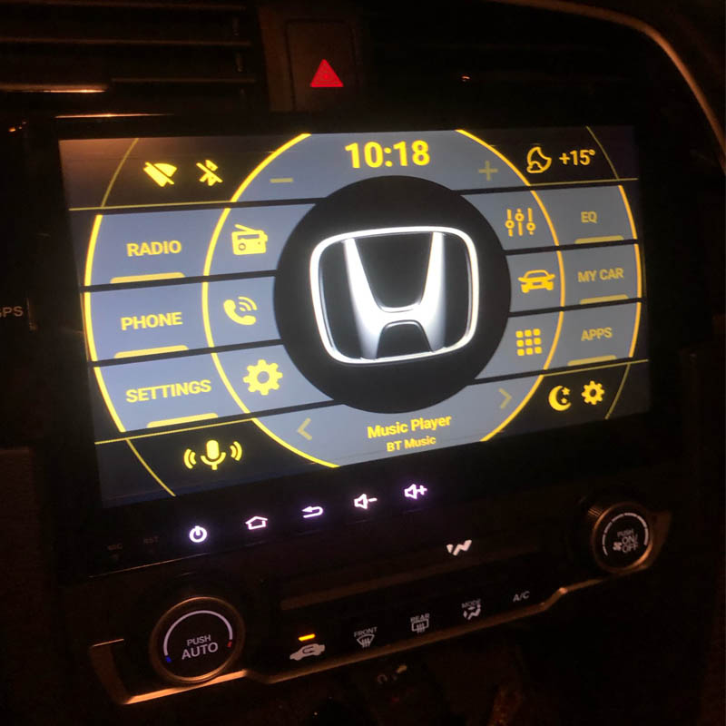  2016 2017 2018 2019 Honda Civic Sedan factory radio