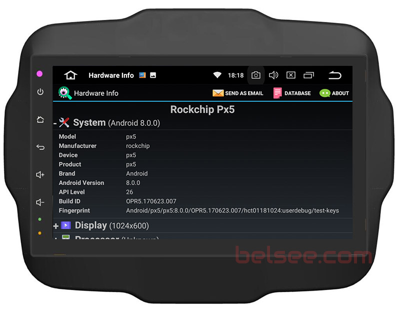 Belsee Aftermarket 9 Inch Ips Touch Screen Android 8 0 Oreo Head